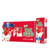 【限时秒杀】伊利    优酸乳果粒酸奶饮品草莓味245g*24盒 礼盒装